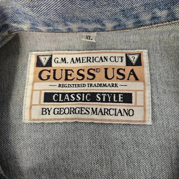 Guess VINTAGE MADE IN USA DENIM JACKET - Picture 5 of 14